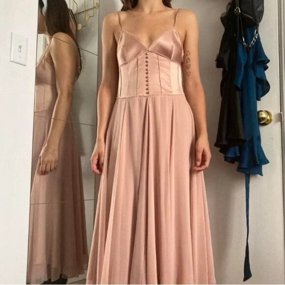 NWT! Victoria's Secret Corset Slip Dress - Picture 1 of 6
